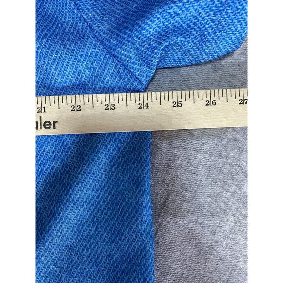 Royaura Shirt Mens Large Blue Aloha Hawaiian Beach Tropical Coastal Island - Picture 6 of 6